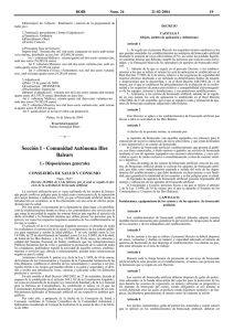 Decreto 16/2004, de 13 de febrero, por el cual se regula el ejercicio
