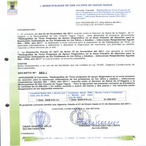 DECRETO N° 082-7 - Ilustre Municipalidad San Vicente de Tagua