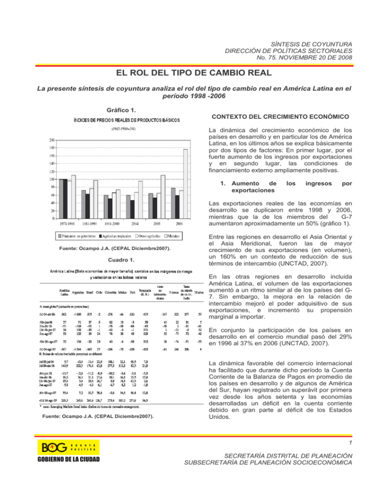 EL ROL DEL TIPO DE CAMBIO REAL