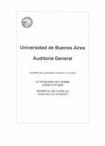 Informe de Auditoría General Nº 473/2011