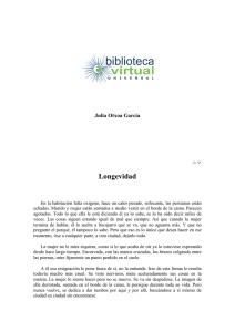 Longevidad - Biblioteca Virtual Universal