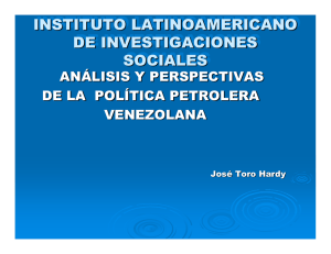 "Análisis y Perspectivas de la Política Petrolera Venezolana