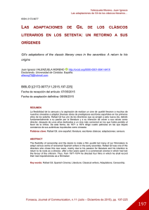 Las adaptaciones de Gil de los clásicos literarios en los setenta: un