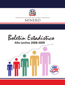 Boletín de Estadísticas Educativas 2008-2009