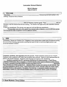 Page 1 Lancaster School District DELAC Minutes HDate 9/16/2015