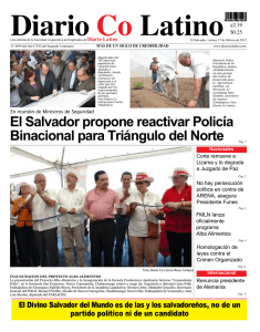 El Salvador propone reactivar Policía Binacional