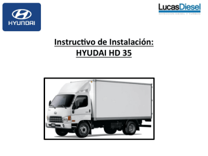 Instrucavo de Instalación: HYUDAI HD 35