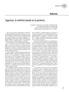 Urgencias, la medicina basada en la paciencia