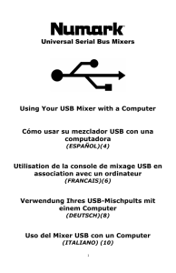 Using Your USB Mixer with a Computer