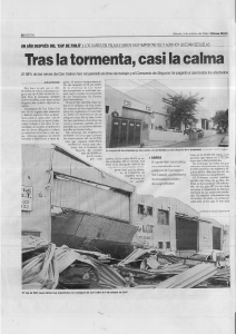 Tras la tormenta, casi la calma