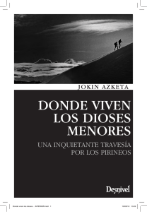 Donde vivien los dioses menores (Ediciones Desnivel)