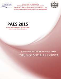 justificaciones paes 2015 estudios sociales y civica