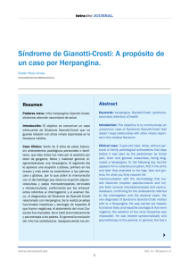 Síndrome de Gianotti-Crosti: A propósito de un