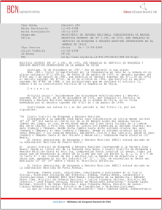Decreto N° 283 de MINDEF de diciembre de 1997. Modifica Decreto
