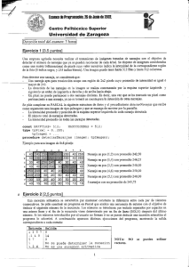 Examen de Frugramaciún. 25 ¡la Junio ¡la 2I1I12. Centro Politécnico