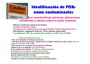 Identificaci Identificación de PCBs como contaminantes