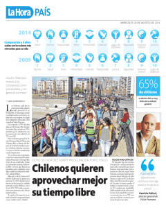 Chilenos quieren aprovechar mejor su tiempo libre