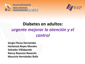 Diabetes en adultos: urgente mejorar la atención y el control Sergio