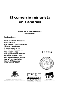 El comercio minorista - Gobierno de Canarias