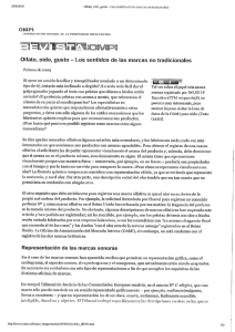 Page 1 3032013 Olato, oido, gusto - Los sentidos de las marcas no