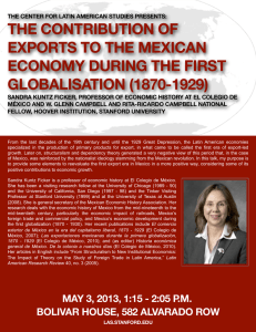 the contribution of exports to the mexican economy during the first