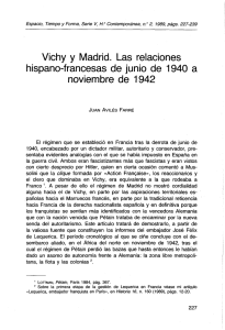 Vichy y Madrid. Las relaciones hispano-francesas - e