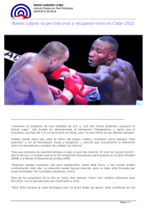 Boxeo cubano va por tres oros y recuperar trono en Catar-2015