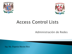 Access Control Lists - Lab. Redes y Seguridad