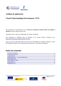 Análisis de aplicación: Visual Understanding Environment (VUE)