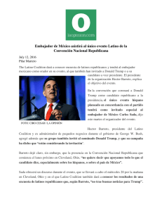 Embajador de México asistirá al único evento Latino de la