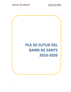 Pla de futur del barri de Sants 2010-2020