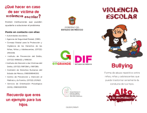 bullying - DIFEM - Gobierno del Estado de México