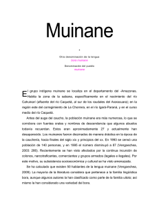 Estudios de la Lengua Muinane