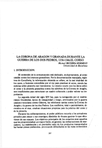 la corona de aragon y granada durante la guerra de los dos pedros