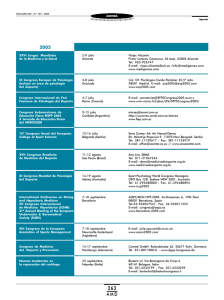 agenda 107.p65 - Federación Española de Medicina del Deporte
