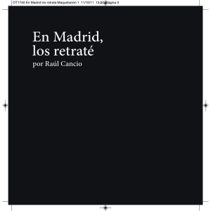 En Madrid, los retraté - Ediciones La Librería