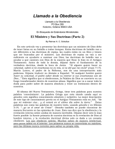 323 "EL MINISTRO y SUS DOCTRINAS (PART 2)"