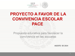 (PACE). - Consejos Escolares de Participación Social