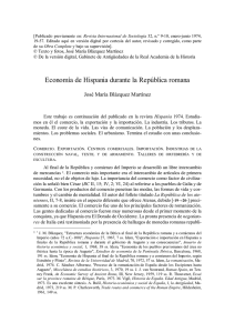 Economía de Hispania durante la República romana