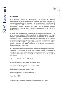 SDA Bocconi - Ambasciata d`Italia