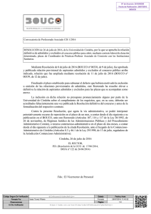 Fdo.: El Vicerrector de Personal Mediante Resolución de 8 de julio