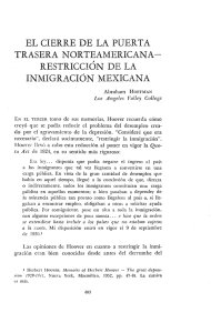 el cierre de la puerta trasera norteamericana