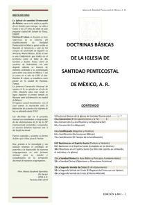 DOCTRINAS BÁSICAS DE LA IGLESIA DE SANTIDAD