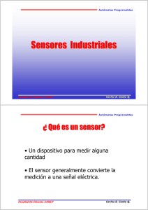 Sensores Industriales - Facultad de Ciencias