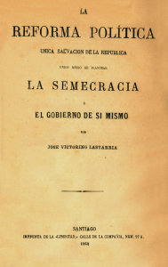 REFORMA POL&Iacute;TICA - Biblioteca del Congreso Nacional de Chile