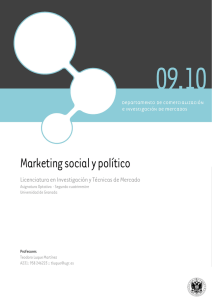 Marketing social y político