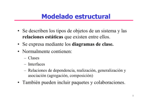 Modelado estructural - Departamento de Informática y Sistemas