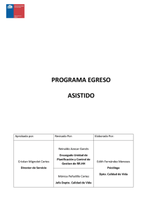 programa egreso asistido - Servicio de Salud Araucanía Norte