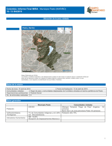 Informe Final MIRA: Municipio Pasto
