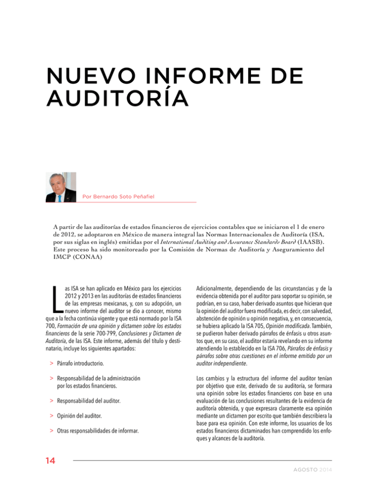 Nuevo Informe De Auditoría